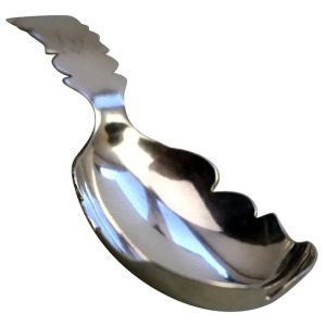 A rare antique Georgian English solid silver Thomas James Caddy Spoon C.1829