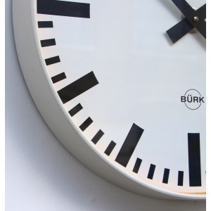 Large 41.5cm Midcentury Original Industrial Wall Clock Factory. Fully Guaranteed
