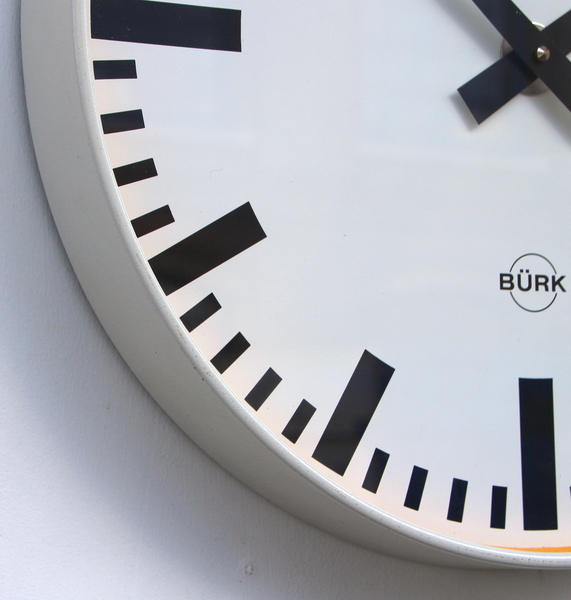 Large 41.5cm Midcentury Original Industrial Wall Clock Factory. Fully Guaranteed