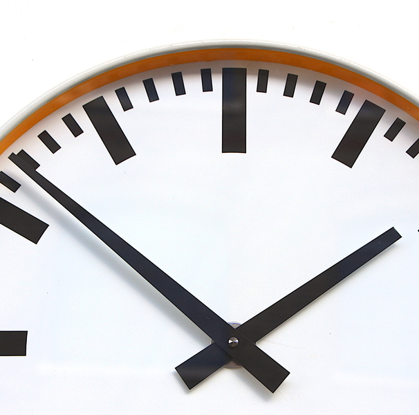 Large 41.5cm Midcentury Original Industrial Wall Clock Factory. Fully Guaranteed