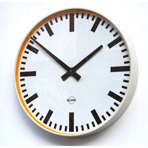 Large 41.5cm Midcentury Original Industrial Wall Clock Factory. Fully Guaranteed