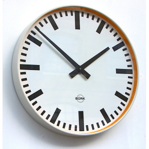 Large 41.5cm Midcentury Original Industrial Wall Clock Factory. Fully Guaranteed