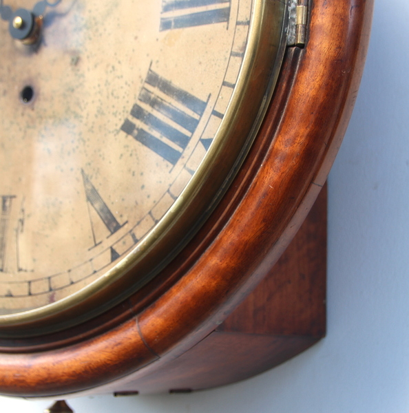 Large 44.5cm Early Original Industrial Wall Clock Factory. Fully Guaranteed