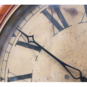 Large 44.5cm Early Original Industrial Wall Clock Factory. Fully Guaranteed