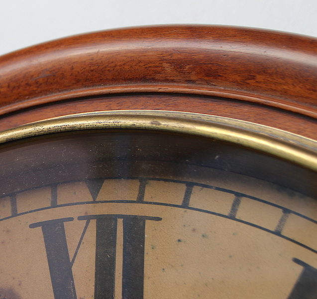 Large 44.5cm Early Original Industrial Wall Clock Factory. Fully Guaranteed