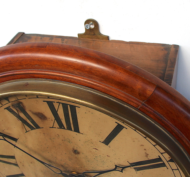 Large 44.5cm Early Original Industrial Wall Clock Factory. Fully Guaranteed