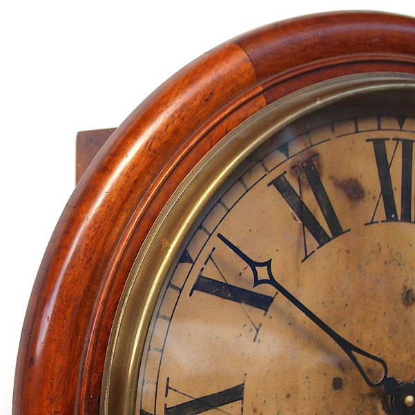 Large 44.5cm Early Original Industrial Wall Clock Factory. Fully Guaranteed