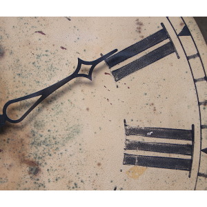 Large 44.5cm Early Original Industrial Wall Clock Factory. Fully Guaranteed