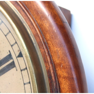 Large 44.5cm Early Original Industrial Wall Clock Factory. Fully Guaranteed