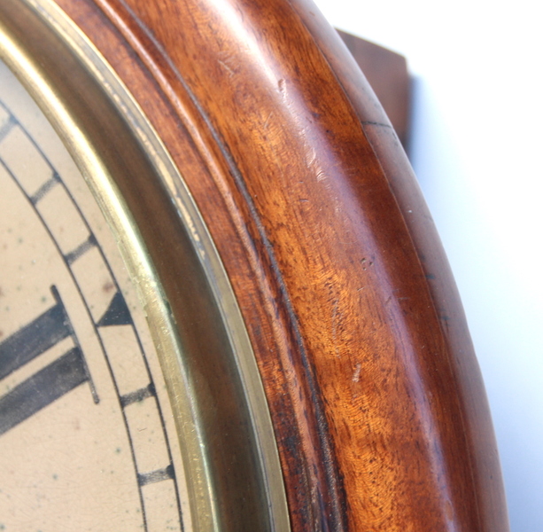 Large 44.5cm Early Original Industrial Wall Clock Factory. Fully Guaranteed