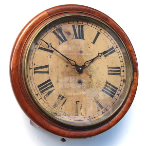 Large 44.5cm Early Original Industrial Wall Clock Factory. Fully Guaranteed