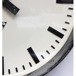 Large 49cm Midcentury Original Industrial Wall Clock Factory. Fully Guaranteed