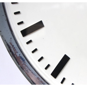 Large 49cm Midcentury Original Industrial Wall Clock Factory. Fully Guaranteed