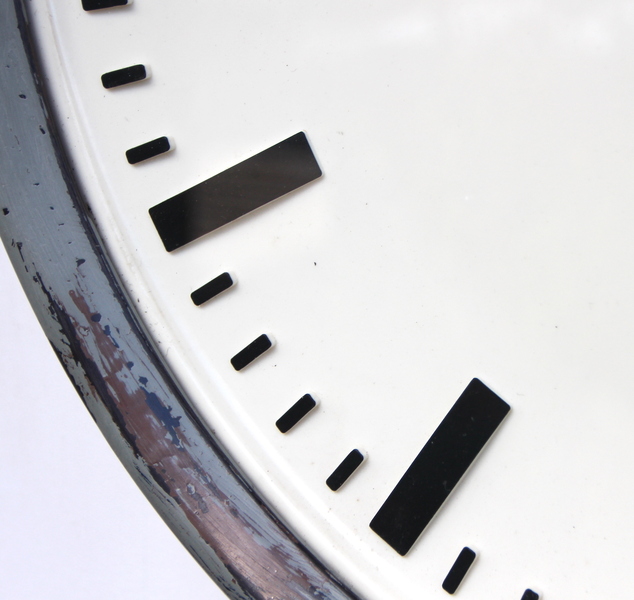 Large 49cm Midcentury Original Industrial Wall Clock Factory. Fully Guaranteed