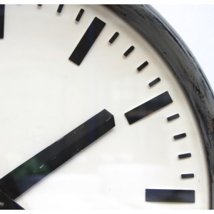 Large 49cm Midcentury Original Industrial Wall Clock Factory. Fully Guaranteed