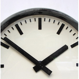 Large 49cm Midcentury Original Industrial Wall Clock Factory. Fully Guaranteed