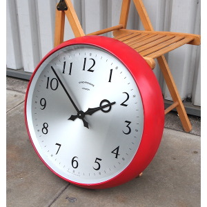 Large 53cm Midcentury Original Industrial Wall Clock Factory. Fully Guaranteed