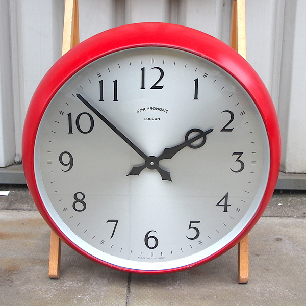 Large 53cm Midcentury Original Industrial Wall Clock Factory. Fully Guaranteed