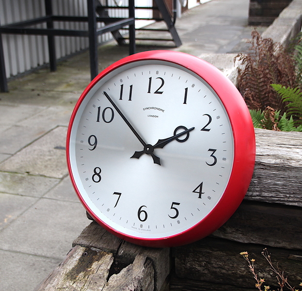Large 53cm Midcentury Original Industrial Wall Clock Factory. Fully Guaranteed