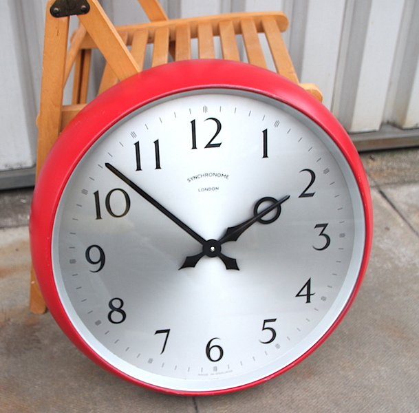 Large 53cm Midcentury Original Industrial Wall Clock Factory. Fully Guaranteed