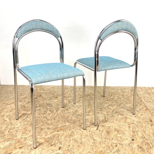 Mid Century Chrome Dining Chairs.