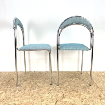 Mid Century Chrome Dining Chairs.