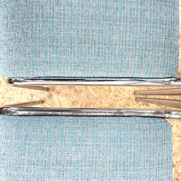 Mid Century Chrome Dining Chairs.