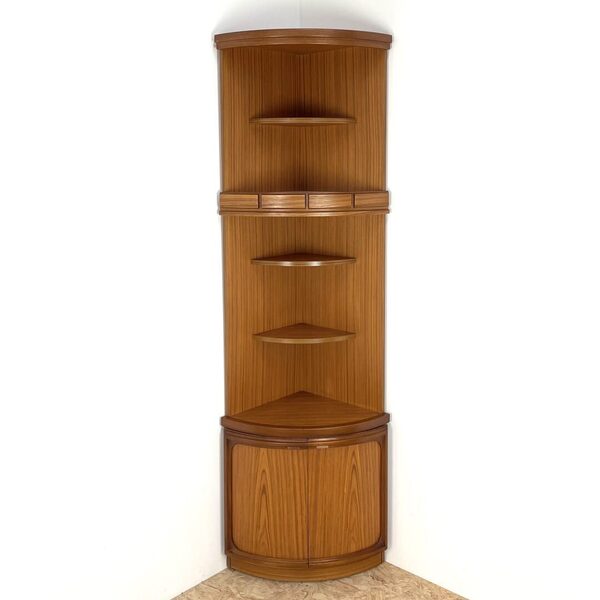 Mid Century Corner Cabinet.