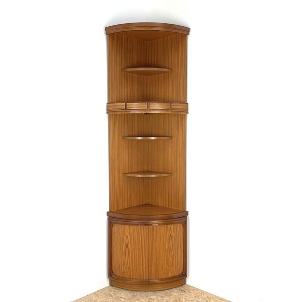 Mid Century Corner Cabinet.