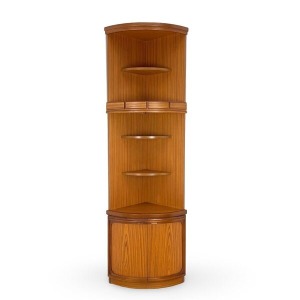 Mid Century Corner Cabinet.