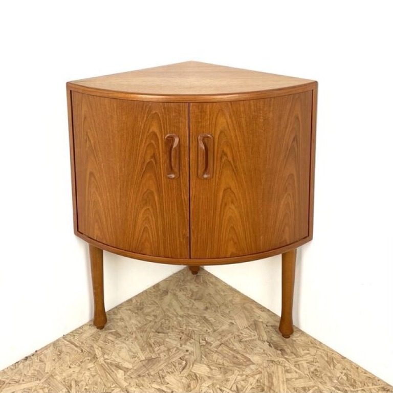 Mid Century Corner Cabinet By G Plan.