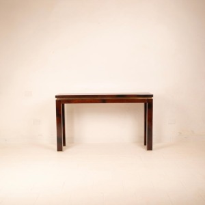 Parchment console table by Aldo Tura 1960