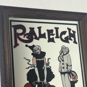 Raleigh Cycles Advertising Mirror By Tom Browne