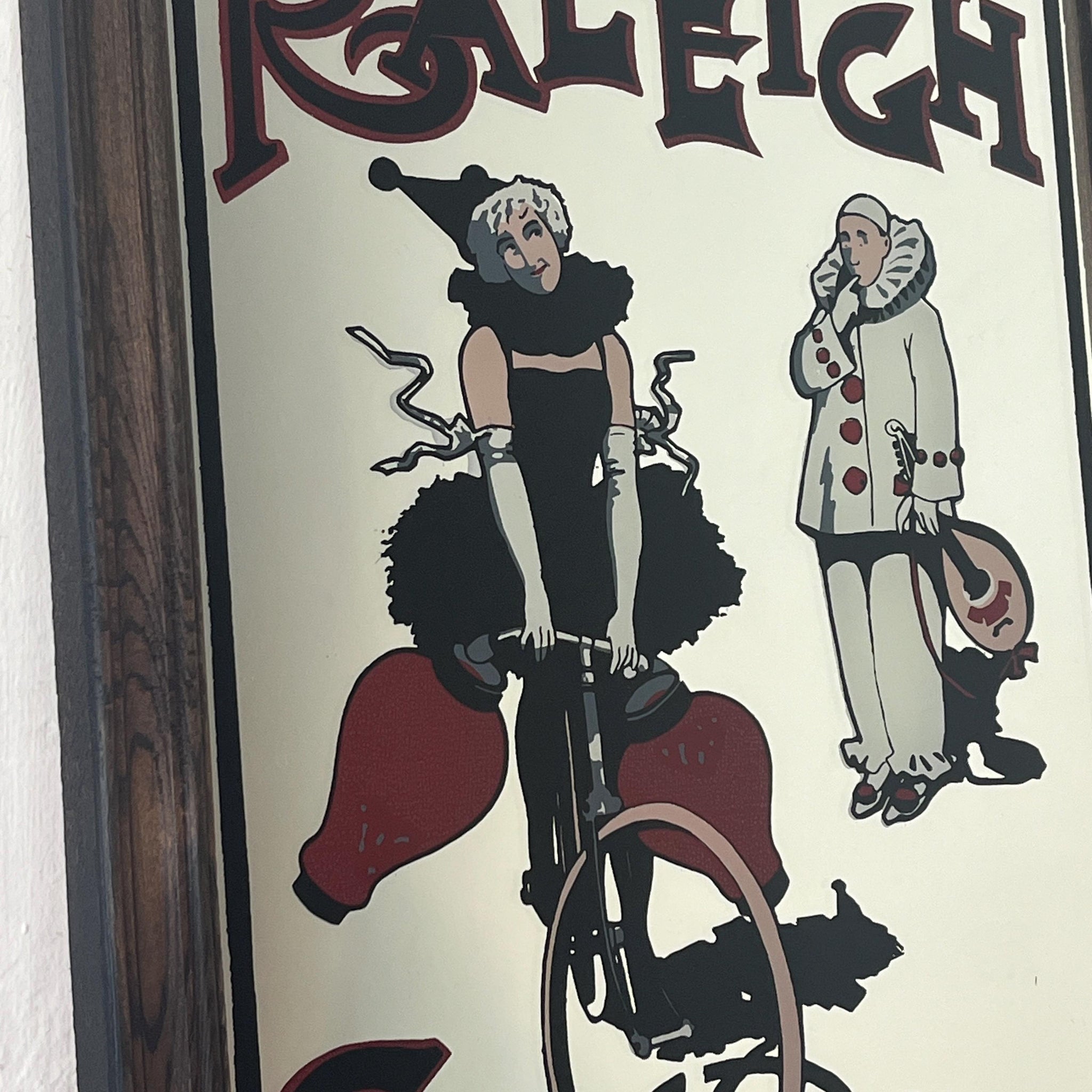 Raleigh Cycles Advertising Mirror By Tom Browne