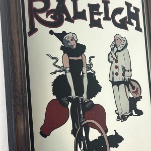 Raleigh Cycles Advertising Mirror By Tom Browne