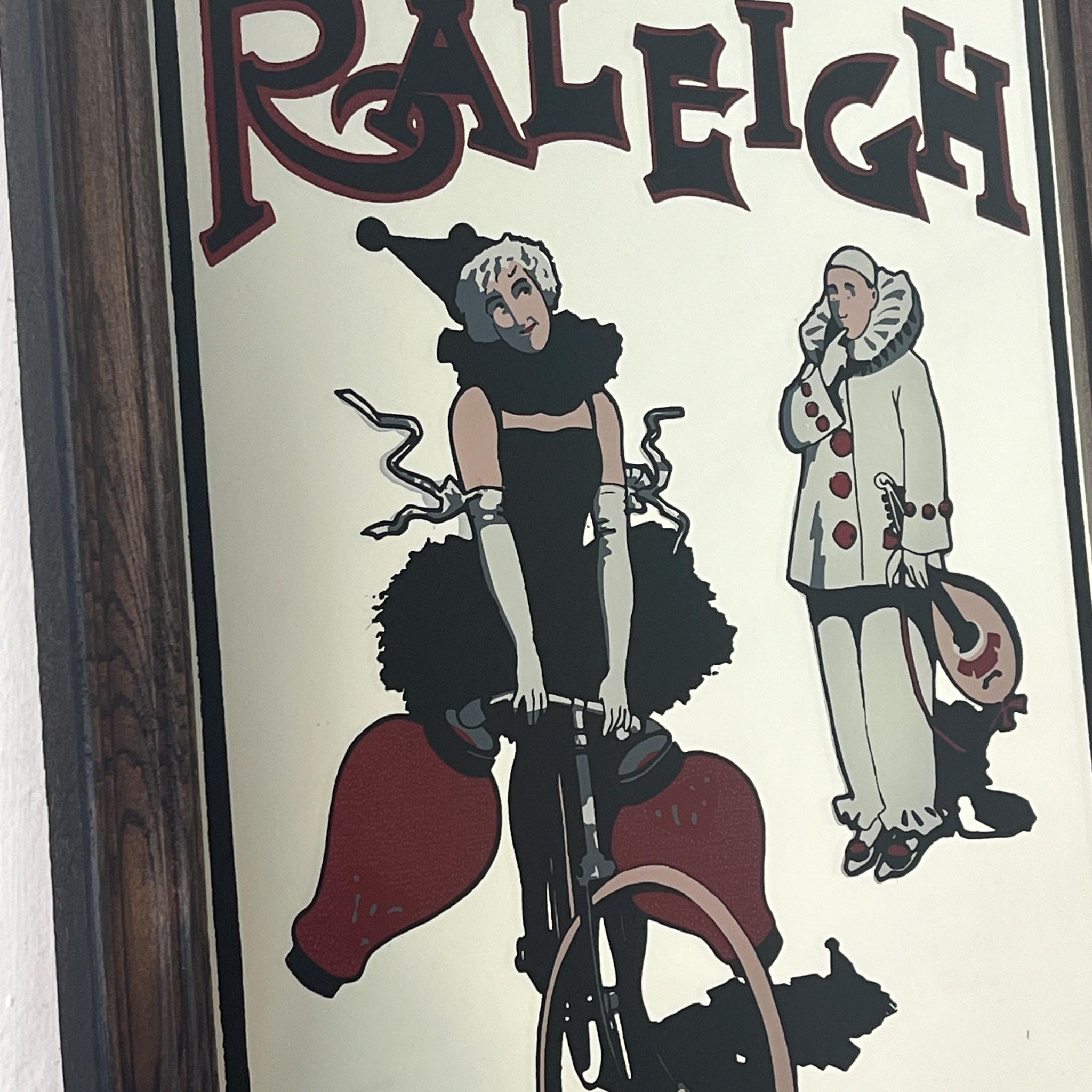 Raleigh Cycles Advertising Mirror By Tom Browne