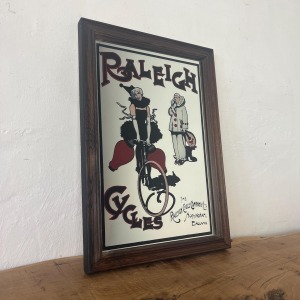 Raleigh Cycles Advertising Mirror By Tom Browne