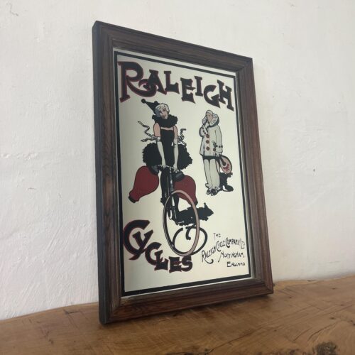 Raleigh Cycles Advertising Mirror By Tom Browne