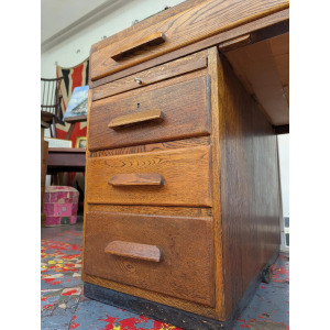 Rare 1930s Oak Architects/Artists Plan Desk or Chest. Antique/Vintage/Heals