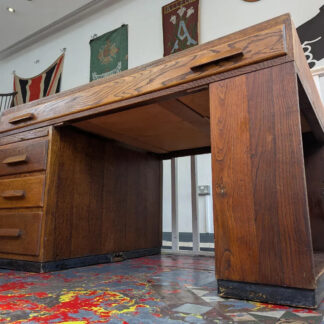 Rare 1930s Oak Architects/Artists Plan Desk or Chest. Antique/Vintage/Heals