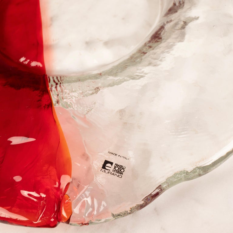 Renato Toso's pocket emptier for Fratelli Toso Murano 1960