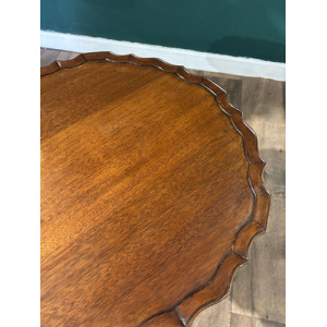 Reproduction Tilt Top Pie Crust Edge Side Table