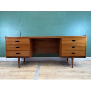 Retro Vintage Mid Century Teak Desk/Dressing Table By Austin Suite-Courier