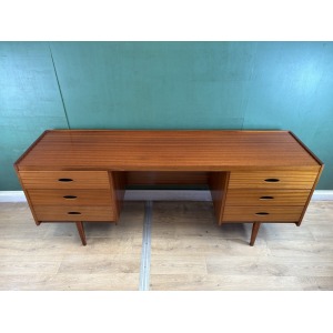 Retro Vintage Mid Century Teak Desk/Dressing Table By Austin Suite-Courier