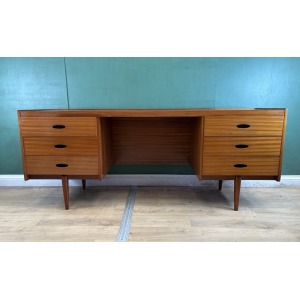 Retro Vintage Mid Century Teak Desk/Dressing Table By Austin Suite-Courier