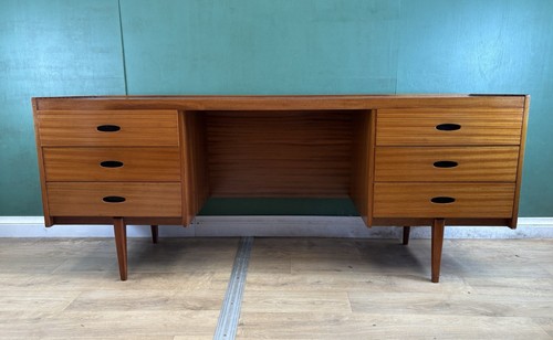 Retro Vintage Mid Century Teak Desk/Dressing Table By Austin Suite-Courier