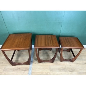 Retro Vintage Mid Century Teak G Plan Astro Nest Of Tables