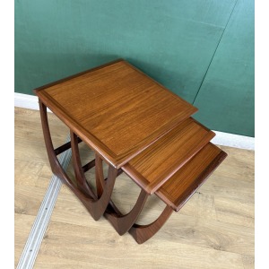 Retro Vintage Mid Century Teak G Plan Astro Nest Of Tables