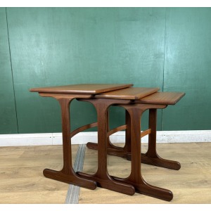 Retro Vintage Mid Century Teak G Plan Fresco Nest Of Tables