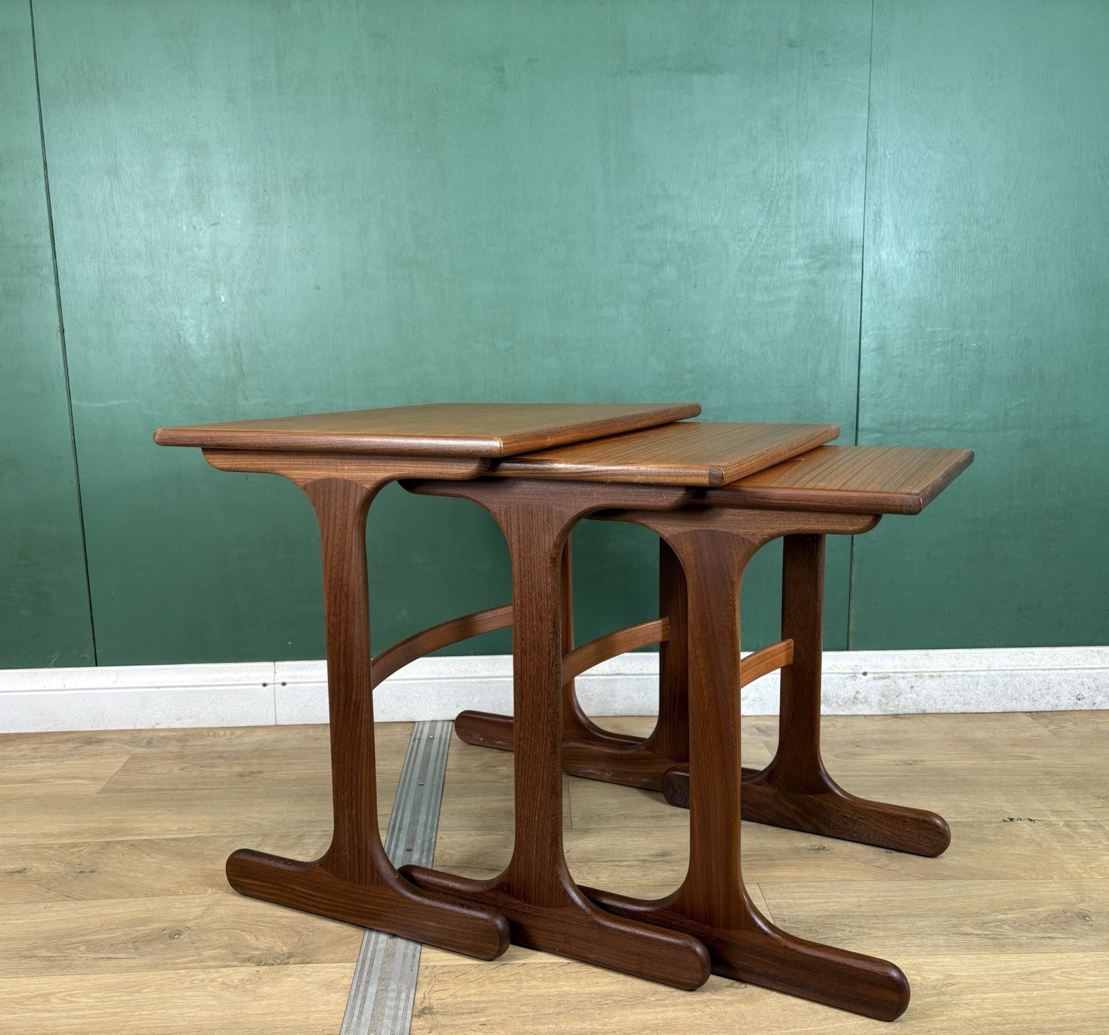 Retro Vintage Mid Century Teak G Plan Fresco Nest Of Tables